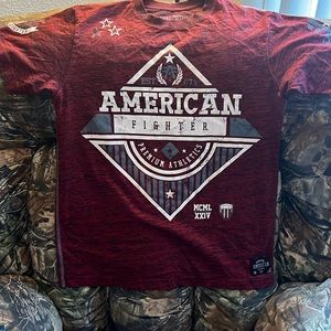 American fighter tshirt